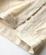 ステッチワークカディコットン　ワンピース