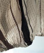 マルチストライプ　ブラウス　