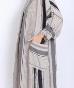 マルチストライプ　2wayワンピース