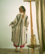 マルチストライプ　2wayワンピース