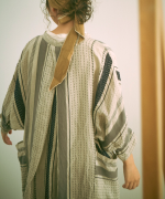 マルチストライプ　2wayワンピース