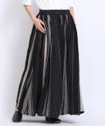 マルチストライプ　スカート