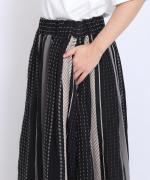 マルチストライプ　スカート