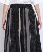 マルチストライプ　スカート