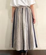 マルチストライプ　スカート