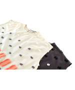 パネルカットジャガード　プルオーバー