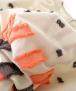 パネルカットジャガード　プルオーバー