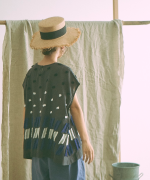 パネルカットジャガード　プルオーバー