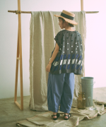 パネルカットジャガード　プルオーバー