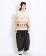 パネルカットジャガード　プルオーバー