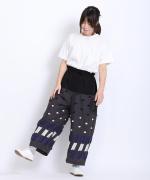 パネルカットジャガード　パンツ