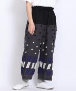 パネルカットジャガード　パンツ