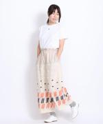 パネルカットジャガード　パンツ