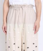 パネルカットジャガード　パンツ