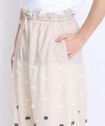 パネルカットジャガード　パンツ