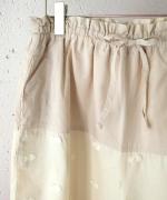 パネルカットジャガード　パンツ