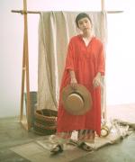 パネルカットジャガード　パンツ