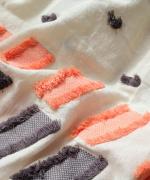 パネルカットジャガード　ノースリカシュクールワンピース