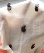 パネルカットジャガード　ノースリカシュクールワンピース