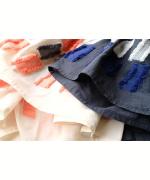 パネルカットジャガード　ノースリカシュクールワンピース