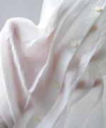 ふわふわローン　ビッグカラーロングシャツ