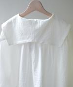 ふわふわローン　ビッグカラーロングシャツ