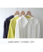 ふわふわローン　ビッグカラーロングシャツ