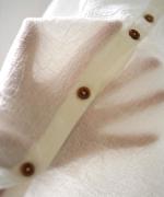 綿麻先染めボイルワッシャー　シャツ