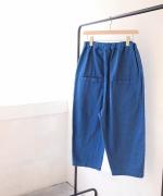 コットンリネンカツラギ　アンクルパンツ