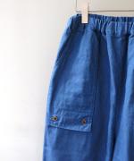 コットンリネンカツラギ　アンクルパンツ