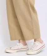 コットンリネンカツラギ　アンクルパンツ