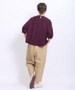 コットンリネンカツラギ　アンクルパンツ