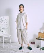 オーガニックコットンヘンプダンガリー　ティンカーパンツ