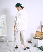 オーガニックコットンヘンプダンガリー　ティンカーパンツ