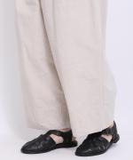 オーガニックコットンヘンプダンガリー　フル丈パンツ