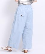 オーガニックコットンヘンプダンガリー　フル丈パンツ