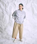 オーガニックコットンヘンプダンガリー　フル丈パンツ