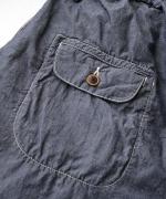 オーガニックコットンヘンプダンガリー　フル丈パンツ