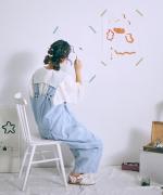 オーガニックコットンヘンプダンガリー 2wayサロペット