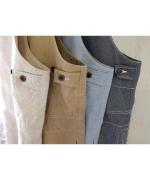 オーガニックコットンヘンプダンガリー 2wayサロペット