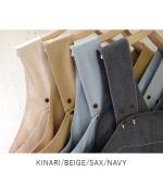 オーガニックコットンヘンプダンガリー 2wayサロペット