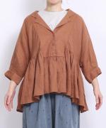 60リネンキャンバス　ブラウス