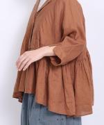 60リネンキャンバス　ブラウス