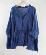 60リネンキャンバス　ブラウス