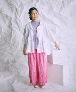 60リネンキャンバス　ブラウス