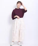 ドットプリントデニム　パンツ