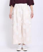 ドットプリントデニム　パンツ