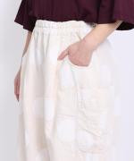 ドットプリントデニム　パンツ