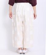 ドットプリントデニム　パンツ