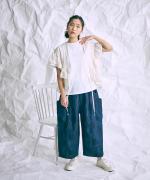 ドットプリントデニム　パンツ